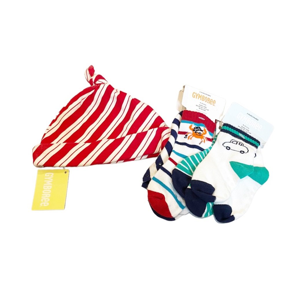NWT Gymboree Hat and Sock Bundle Size 6-12 months